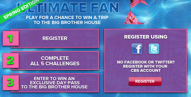 Big Brother 13 Ultimate Fan Competition